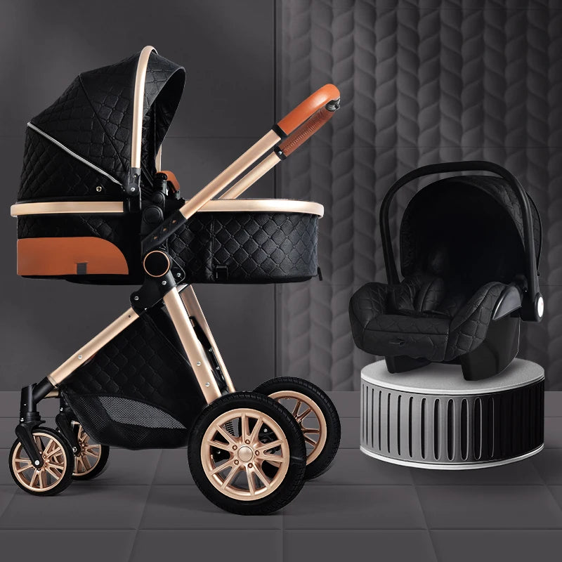 High Luxury Baby Stroller 3 in 1