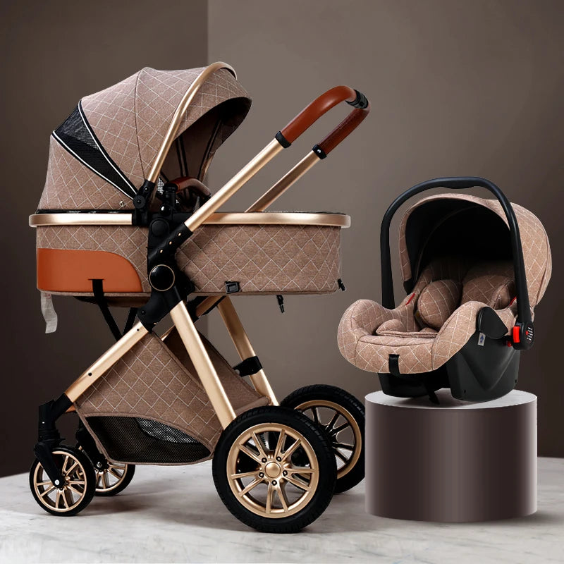 High Luxury Baby Stroller 3 in 1