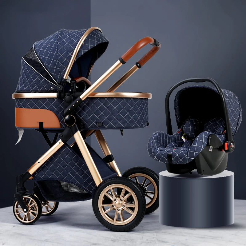 High Luxury Baby Stroller 3 in 1