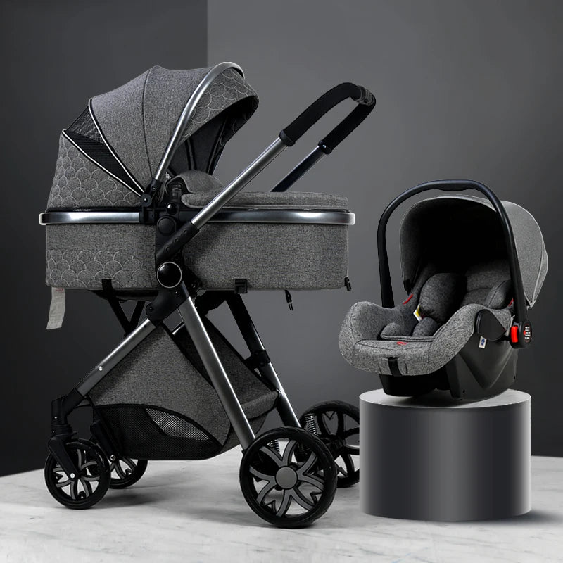 High Luxury Baby Stroller 3 in 1