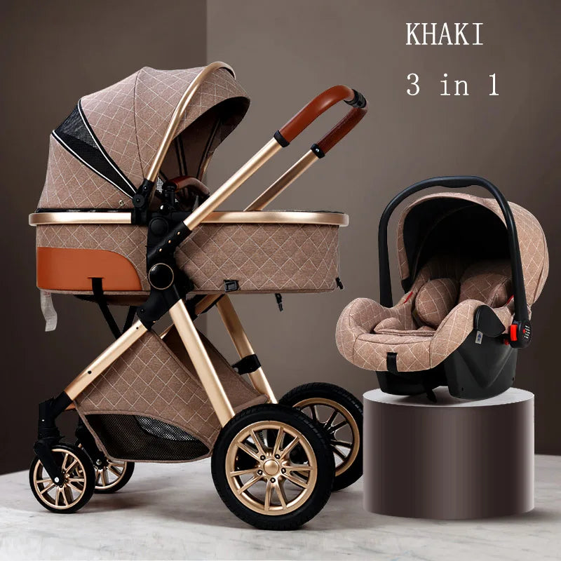 High Luxury Baby Stroller 3 in 1