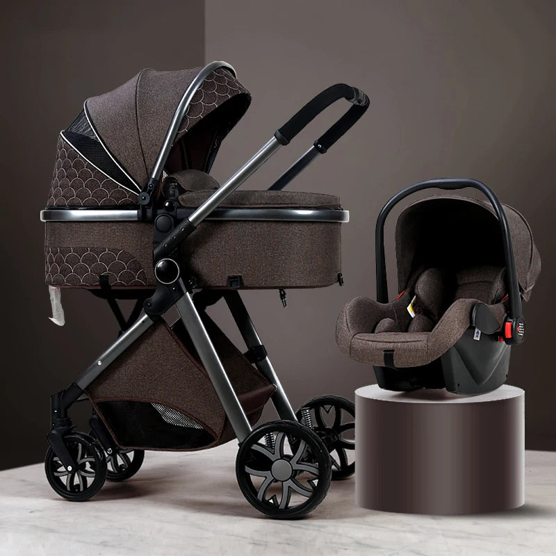 High Luxury Baby Stroller 3 in 1