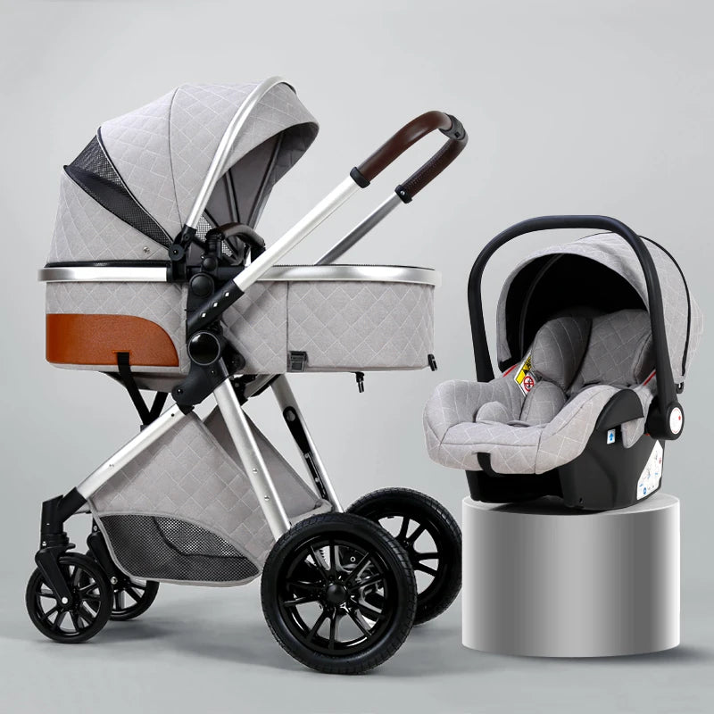 High Luxury Baby Stroller 3 in 1