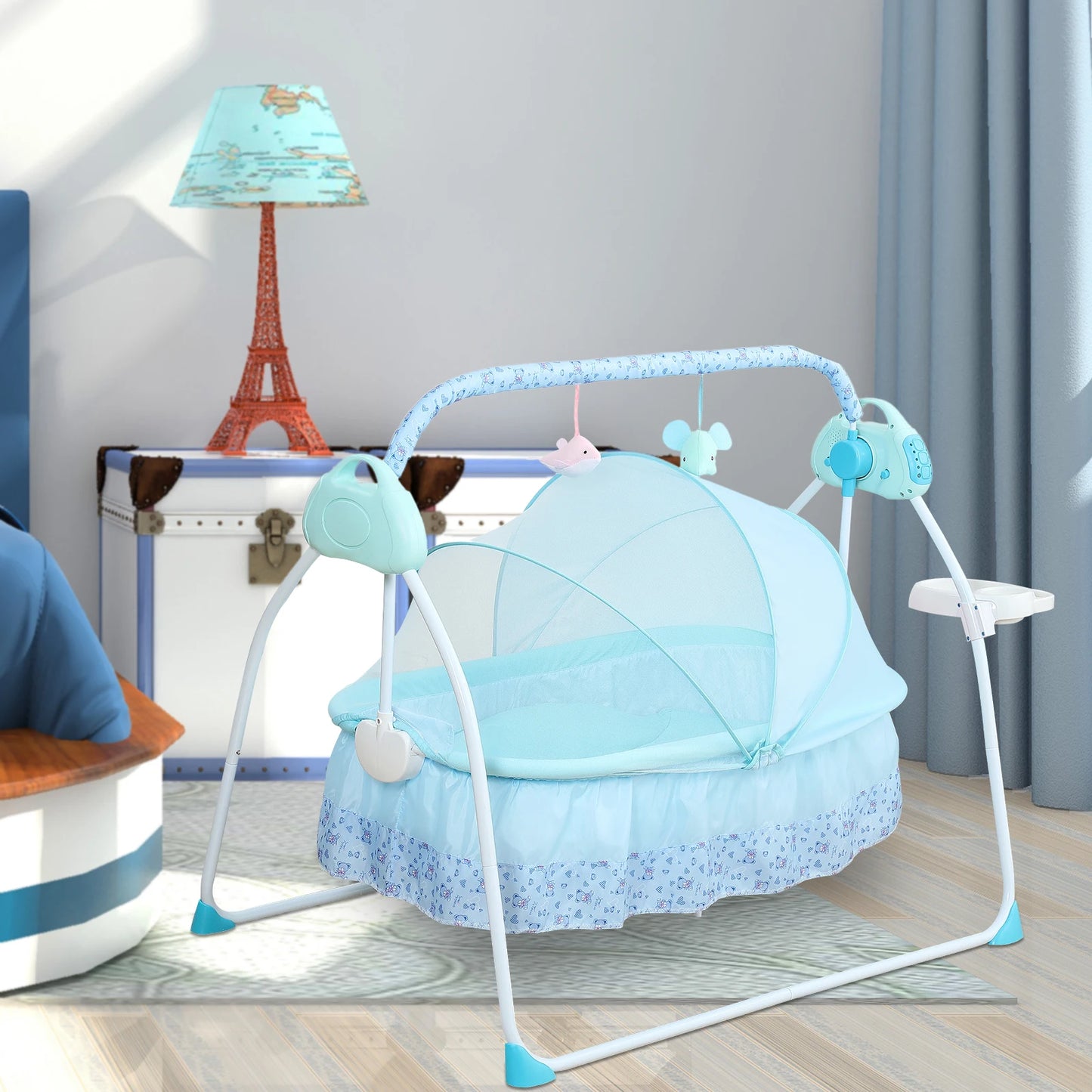 Automatic Electric Baby Cradle with Bluetooth