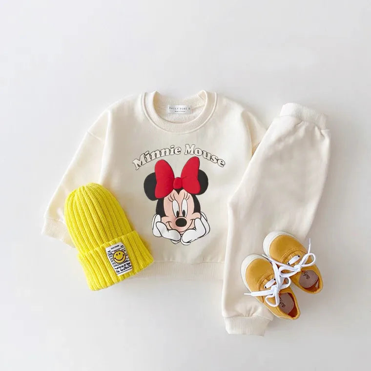 Mickey Mouse Printed Sweatshirts Sets