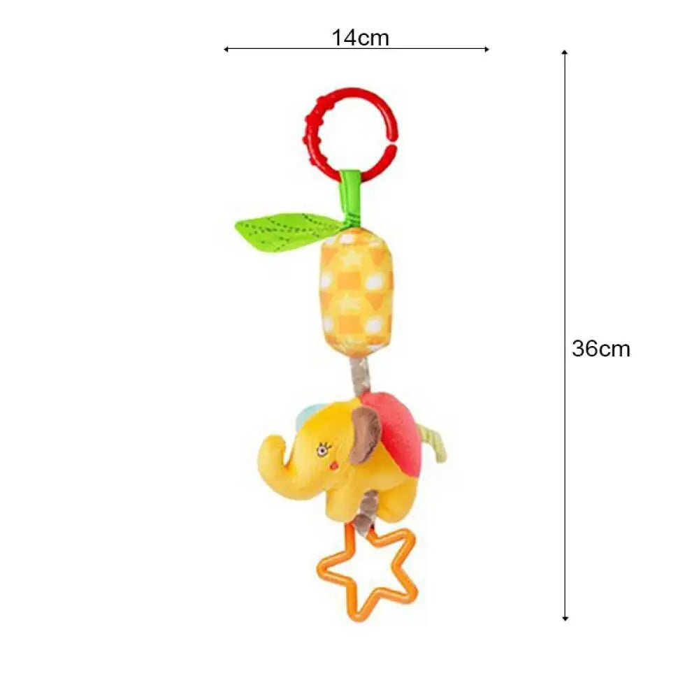 Baby crib bell rattle