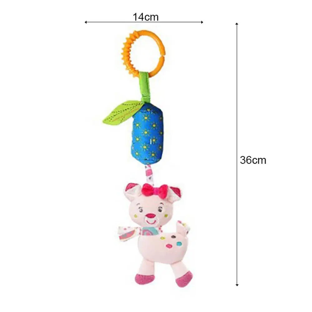 Baby crib bell rattle