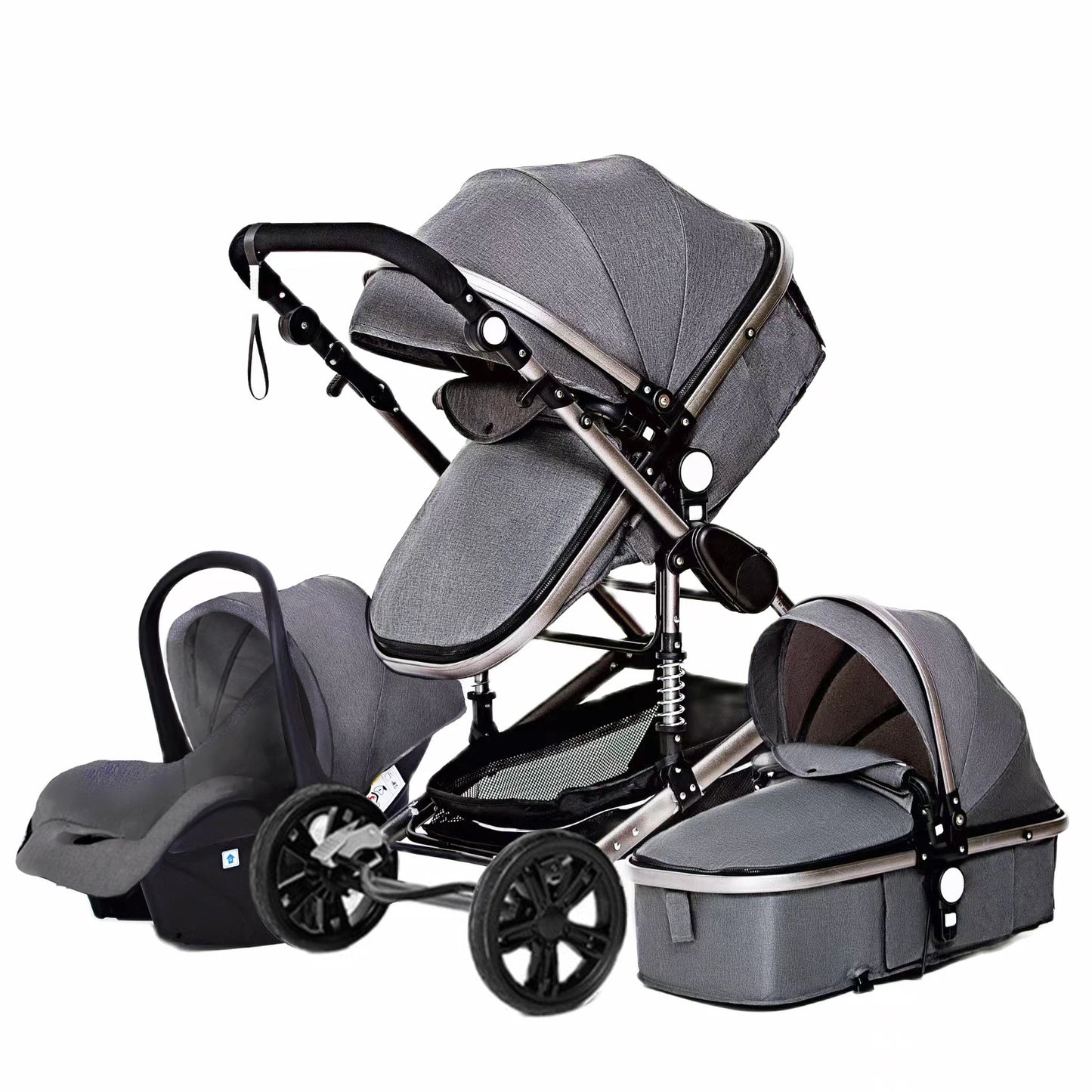 Luxurious Baby Stroller 3 in 1