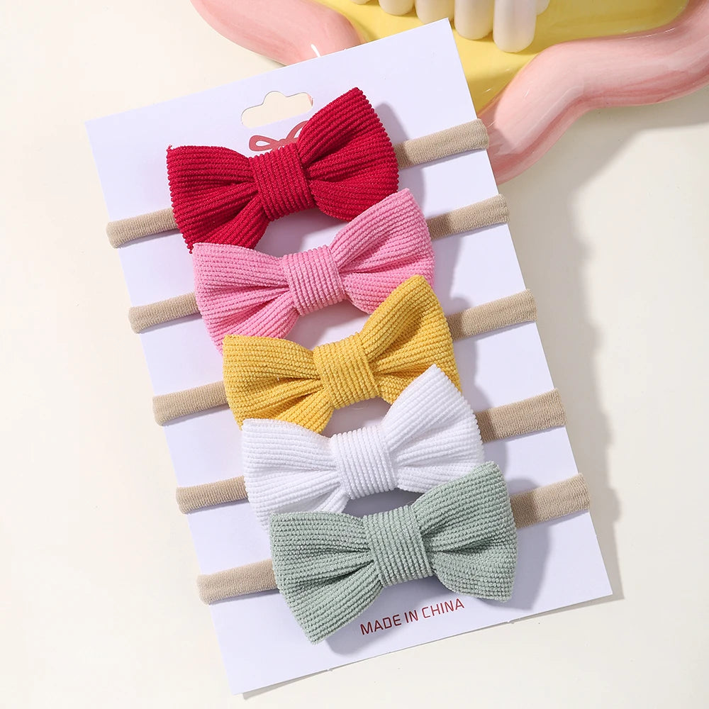 5Pcs/Set Lovely Bows Headbands