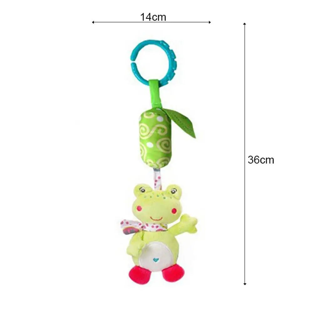 Baby crib bell rattle