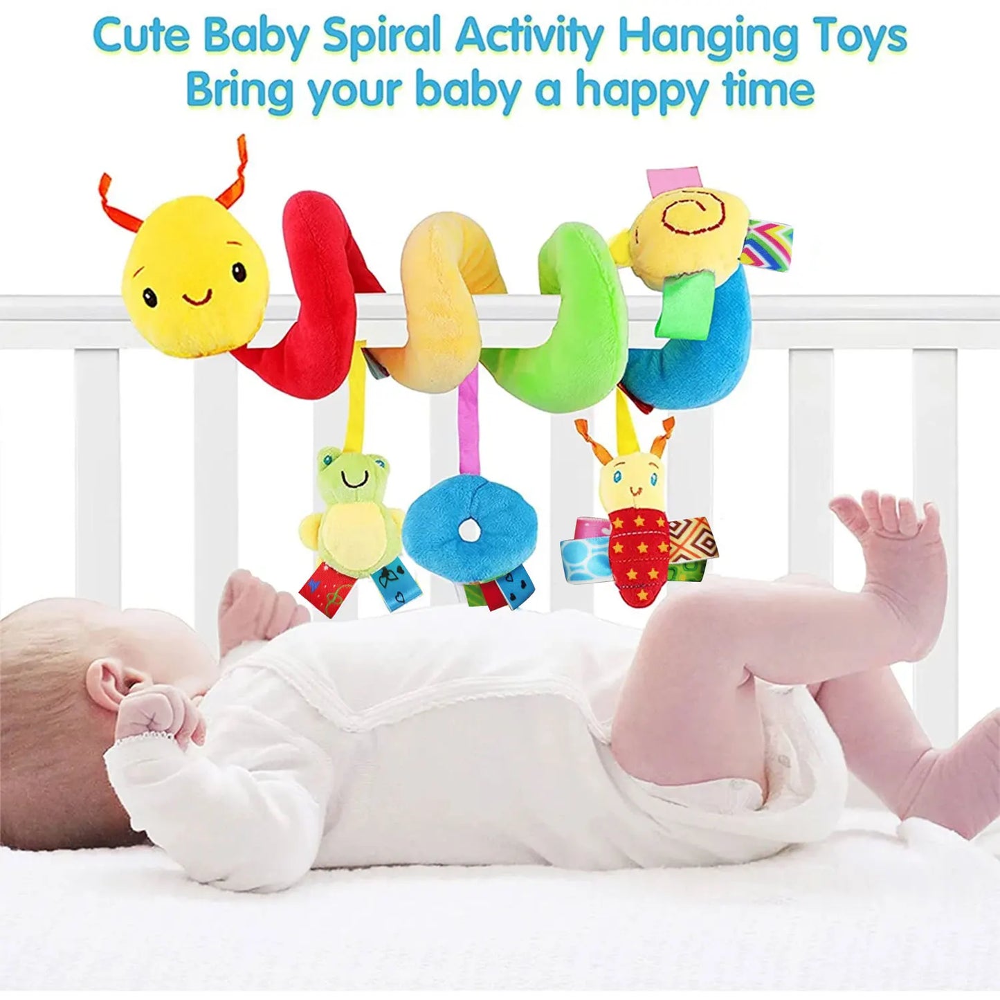 Baby crib bell rattle