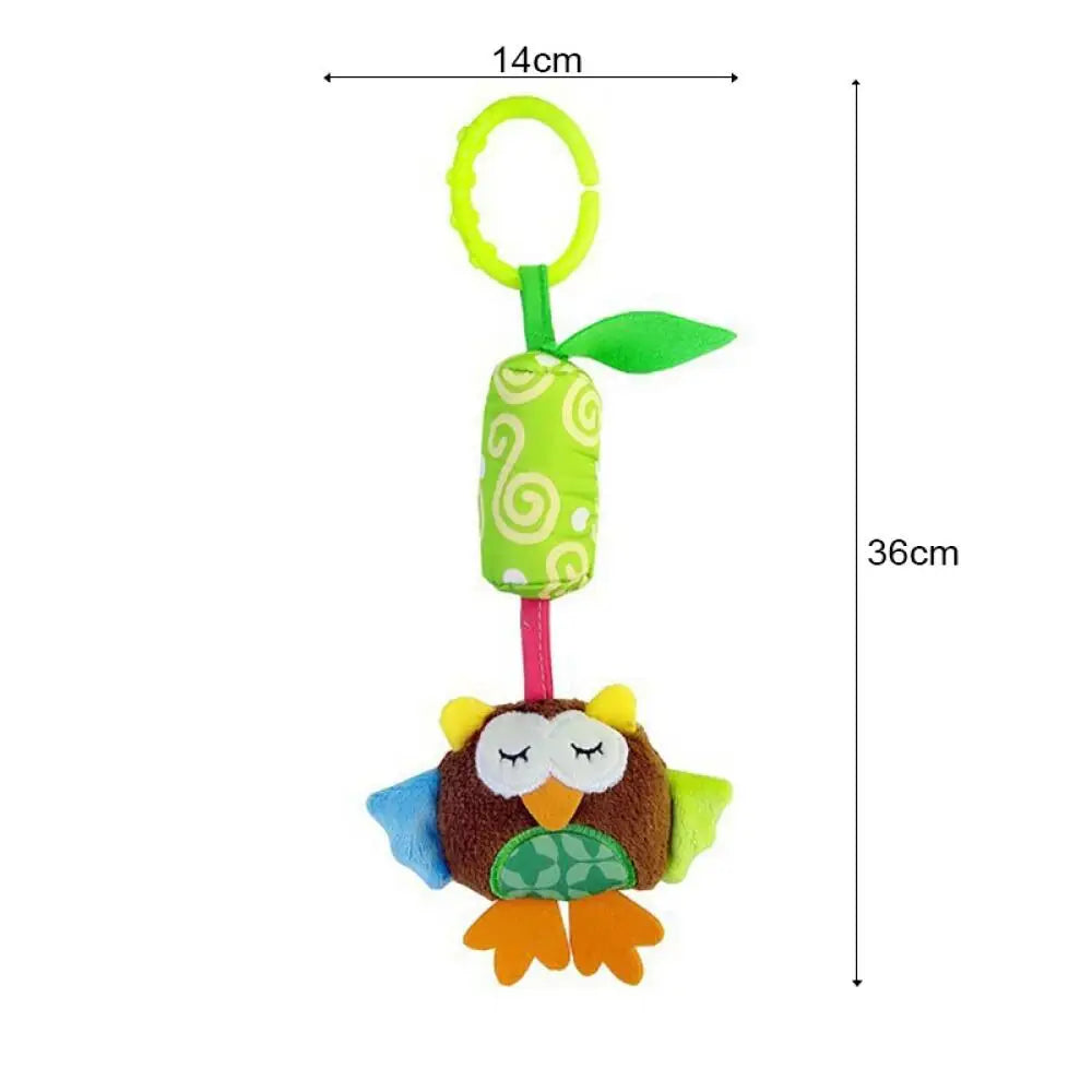 Baby crib bell rattle