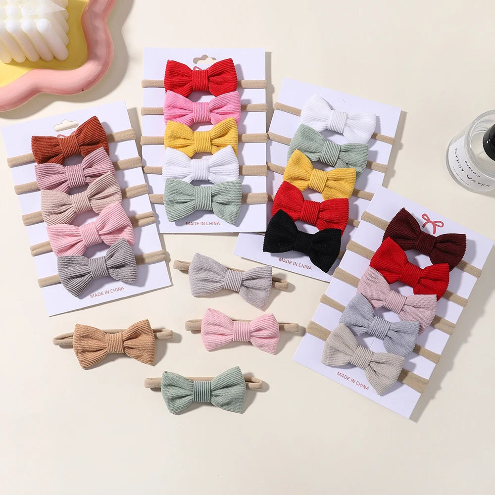 5Pcs/Set Lovely Bows Headbands