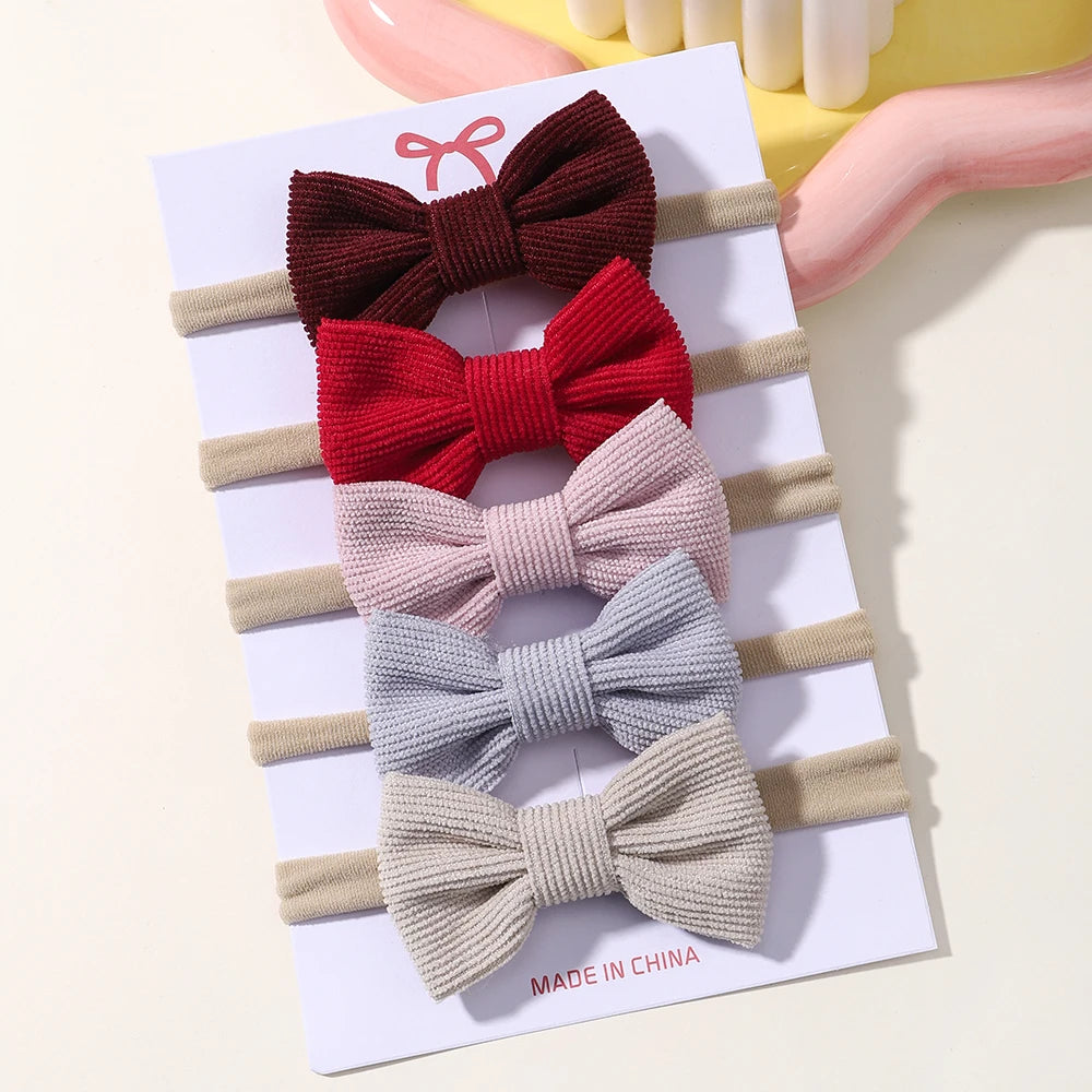 5Pcs/Set Lovely Bows Headbands