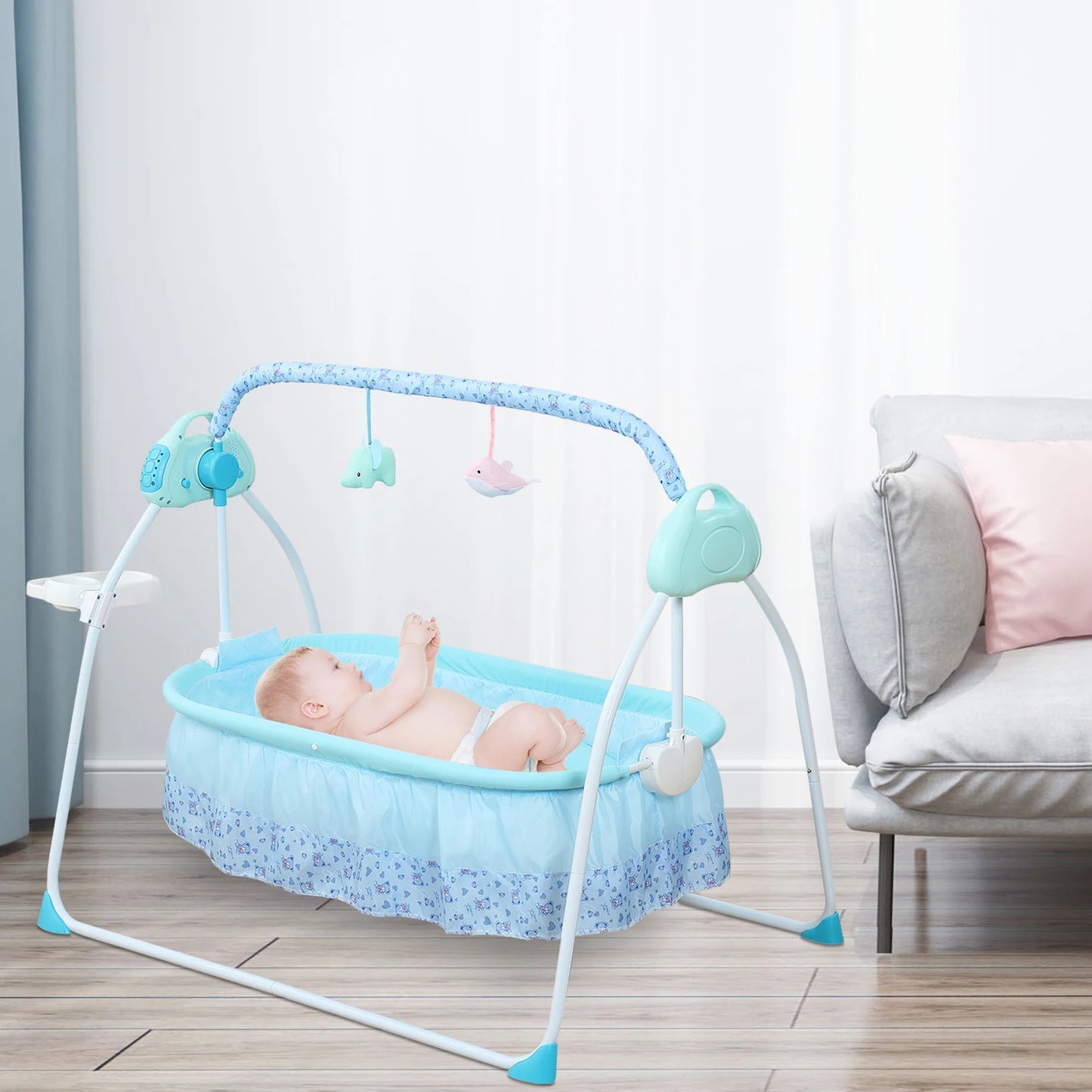 Automatic Electric Baby Cradle with Bluetooth