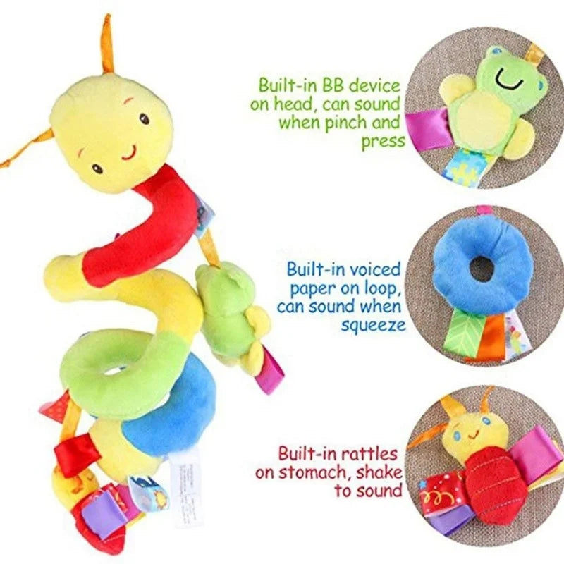 Baby crib bell rattle