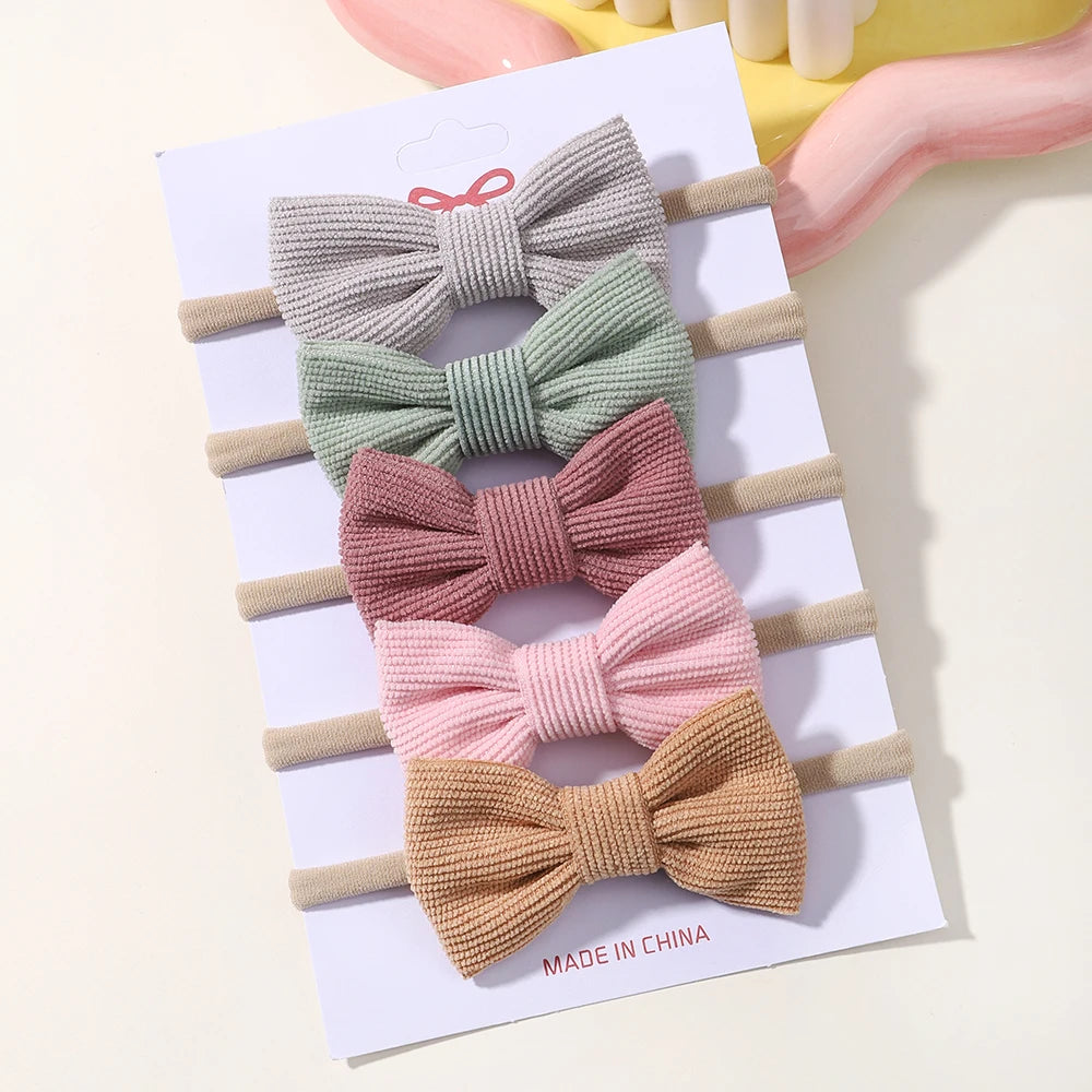 5Pcs/Set Lovely Bows Headbands