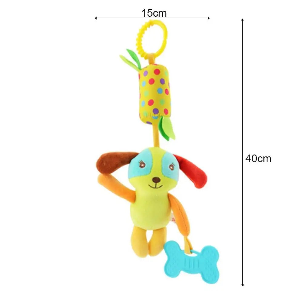 Baby crib bell rattle